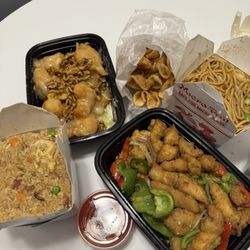 Cherry Village Asian Grill - CH23. Salt & Pepper Chicken Combo Fried Rice CH13. Walnut Prawn A11. Fried Crab Cheese Wonton Beef Lo Mein (Soft Noodles)