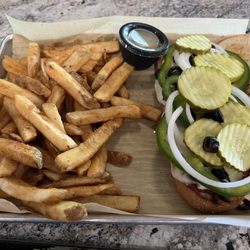 Lucky B’s - Italian Hoagie with no tomato and fries