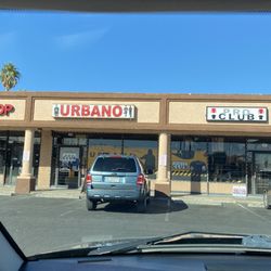 Urbano - Outside, right next to the barbershop!