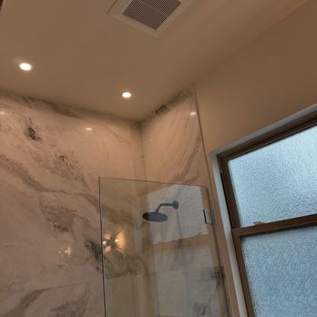 B&M Construction - Recessed light installation in the existing bathroom - Electricians Near Me
