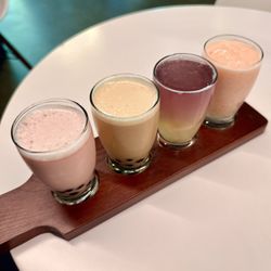 Honey Pearl Cafe - Boba tea flight