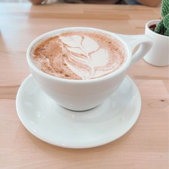 Coalescence Coffee - chai w/ almond milk. - Coffee & Tea Near Me - Norfolk, Virginia Coalescence Coffee - chai w/ almond milk. - Coffee & Tea Near Me - Norfolk, Virginia