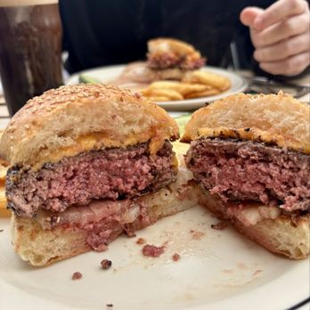 Red Hook Tavern - Medium Dry Aged Red Hook Tavern Cheeseburger. - American Near Me - Brooklyn, New York