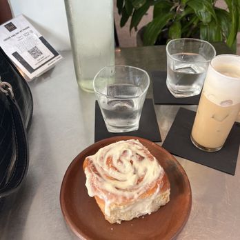 The Royal - tres leeches cinnamon roll and salted caramel sweet cream cold brew - Coffee & Tea Near Me - Washington, DC, District of Columbia