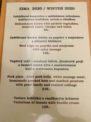 Menu photo 1 Kavárna Slavia Praha 1, PR