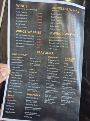 Menu photo 2 WW Wings Queensville, ON