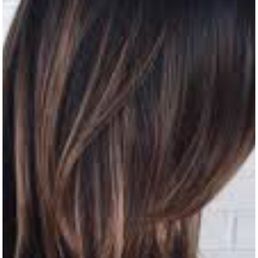 This is what I showed them. My natural hair color is dark brown.