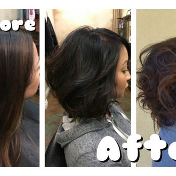 Michael Anthony Spa & Salon - Loved my hair by Jackie! (Middle picture is before highlights; picture on the right is after highlights) - Hair Salons Near Me - Palmdale, California Michael Anthony Spa & Salon - Loved my hair by Jackie! (Middle picture is before highlights; picture on the right is after highlights) - Hair Salons Near Me - Palmdale, California