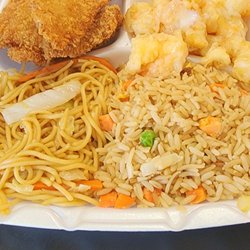 Zipo Express - Coconut shrimp fried rice lo mein fried fish