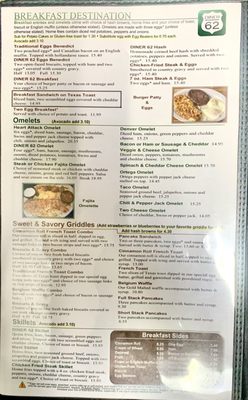 Menu photo 1 Diner 62 Central Point, OR Menu photo 1 Diner 62 Central Point, OR
