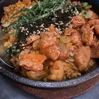 8282 - Chicken over Cheesy Rice - Korean Near Me - New York, New York