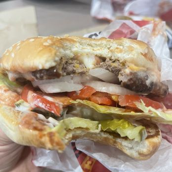 Carl's Jr - Single Famous Star w/ cheese. Look how nice it looks! - Breakfast & Brunch Near Me - Green River, Wyoming Carl's Jr - Single Famous Star w/ cheese. Look how nice it looks! - Breakfast & Brunch Near Me - Green River, Wyoming