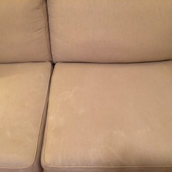 Huge White Spots On My Couch Cushions After Being Dry Cleaned By
