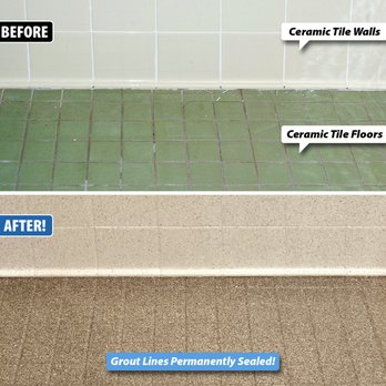 You Can Get A Good Look At The Resurface Floor Tile That Also