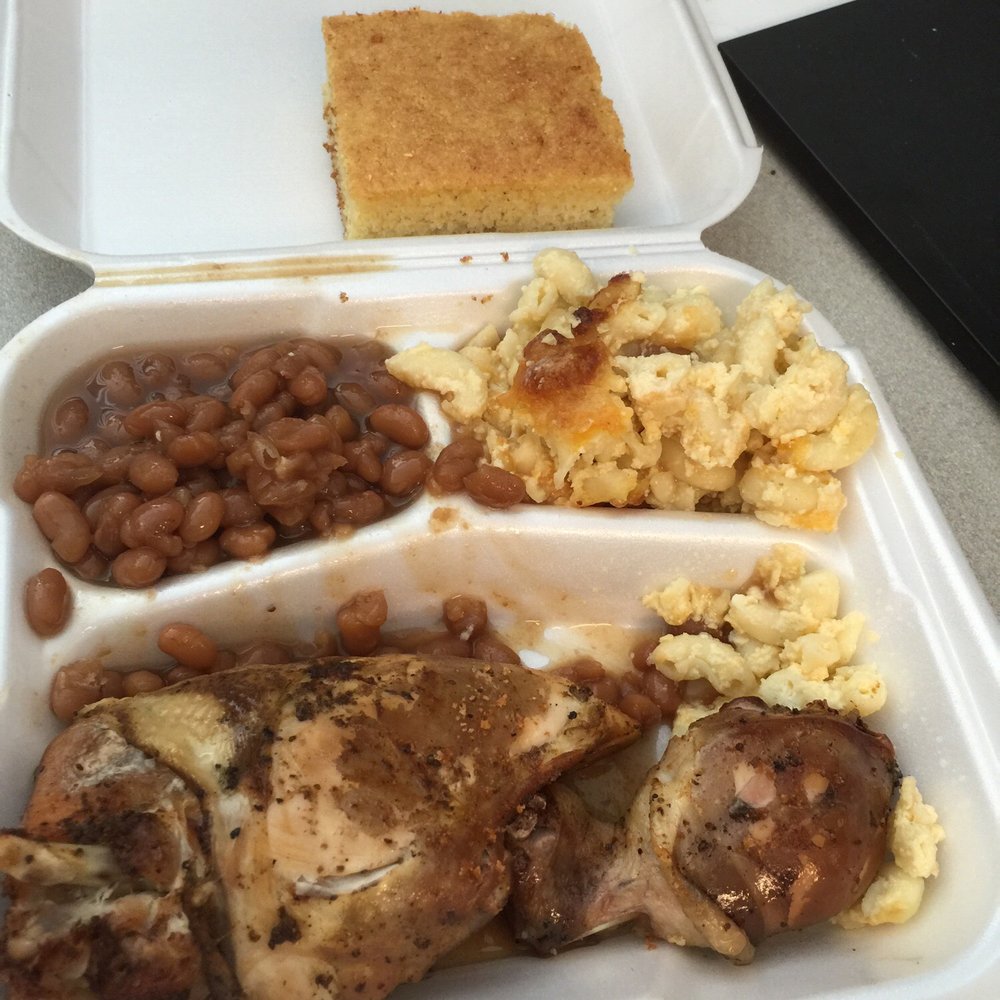 Earley's Kitchen - Bbq Chicken baked beans Mac and cheese and cornbread - Southern Near Me - Tallahassee, Florida Earley's Kitchen - Bbq Chicken baked beans Mac and cheese and cornbread - Southern Near Me - Tallahassee, Florida