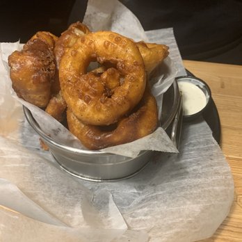 Nickel's Pit BBQ - Onion rings - Barbeque Near Me - Watkins Glen, New York Nickel's Pit BBQ - Onion rings - Barbeque Near Me - Watkins Glen, New York