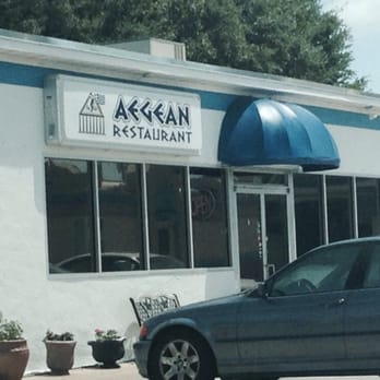 Aegean Restaurant - Store front of the Aegean - Greek Near Me - Shalimar, Florida