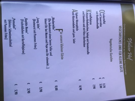 Menu photo 7 Pfälzer Hof Bad Nauheim, HE Menu photo 7 Pfälzer Hof Bad Nauheim, HE