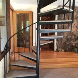 Pannell Floors - Spiral floating staircase
