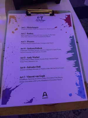 Menu photo 3 7 Paintings Mountain View, CA
