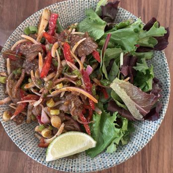 Thairoomgrand - Spicy Beef Salad - Thai Near Me - Newmarket, Ontario Thairoomgrand - Spicy Beef Salad - Thai Near Me - Newmarket, Ontario