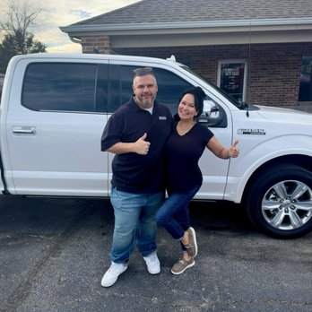 Chris Pruitt Auto Sales - Eric (my point of contact at Chris Pruitt) and myself standing in front of my brand new Ford F150 platinum edition from Chris Pruitt - Used Car Dealers Near Me - Tahlequah, Oklahoma Chris Pruitt Auto Sales - Eric (my point of contact at Chris Pruitt) and myself standing in front of my brand new Ford F150 platinum edition from Chris Pruitt - Used Car Dealers Near Me - Tahlequah, Oklahoma