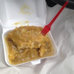 Diggle Chippie - Cheese n onion pie and chips smothered in curry sauce of course!!