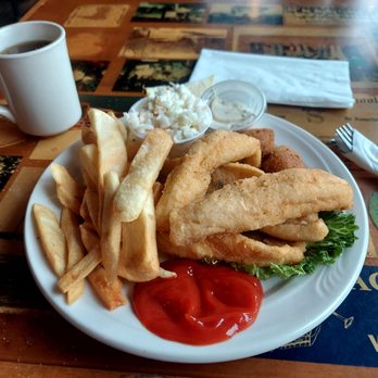 Mackinac Grille - Perch dinner was decent but the coleslaw was worse thing id ever tried to eat but miss fresh perch - Seafood Near Me - Saint Ignace, Michigan Mackinac Grille - Perch dinner was decent but the coleslaw was worse thing id ever tried to eat but miss fresh perch - Seafood Near Me - Saint Ignace, Michigan