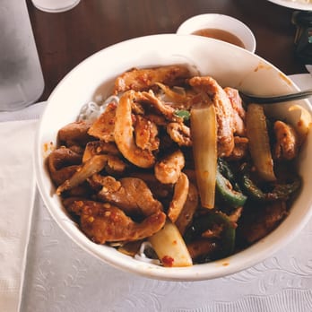 Pho Hut - Lemongrass chicken over vermicelli. - Vietnamese Near Me - Bakersfield, California