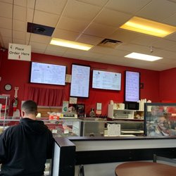 The Bagel Factory - Menu and order counter