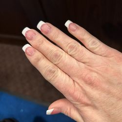 Venus Nails & Spa - Venus nail salon ! Acrylic French nails ! The white doesn't fade like traditional French tip ! And they are gorgeous !