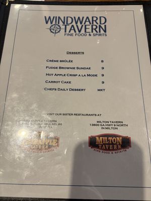 Menu photo 5 Windward Tavern Alpharetta, GA