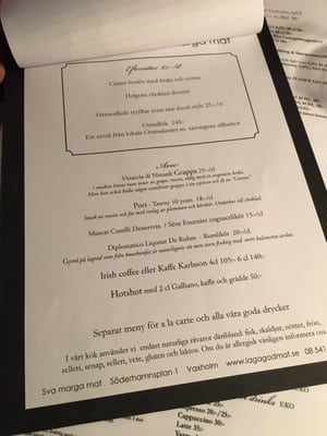 Menu photo 2 Sva Marga Mat Vaxholm, AB