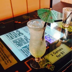 Nineteen Eighty One - Feijoa apple cocktail and table arcade game :)