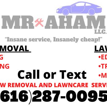 Mr Aham - Call us - Snow Removal Near Me