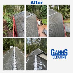 Gann's Cleaning - after a good scrub, treatment for the residual moss, and cleaned deck/surroundings :)