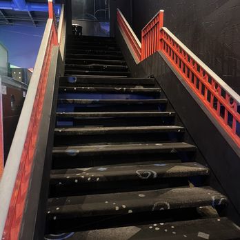 Boomers Boca Raton - Stairs to the laser tag room - Mini Golf Near Me - Boca Raton, Florida Boomers Boca Raton - Stairs to the laser tag room - Mini Golf Near Me - Boca Raton, Florida