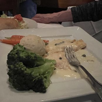 Stoney Point Restaurant - Sand daubs with capers and lemon superbly cooked with potatoes and veggies - Italian Near Me - Pasadena, California Stoney Point Restaurant - Sand daubs with capers and lemon superbly cooked with potatoes and veggies - Italian Near Me - Pasadena, California