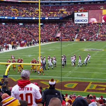 Commanders Field - Lower end zone sect 131 - Stadiums & Arenas Near Me - Landover, Maryland