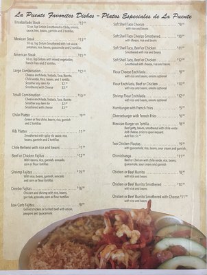 Menu photo 6 La Puente Centerville Centerville, UT