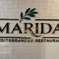 Marida Mediterranean Restaurant - Front sign