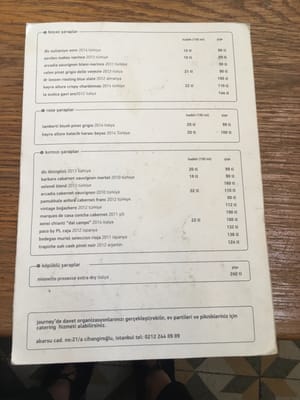 Menu photo 2 Journey Istanbul, 34