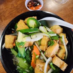 Pho Saigon Grill - Vegetarian pho with vegetable broth