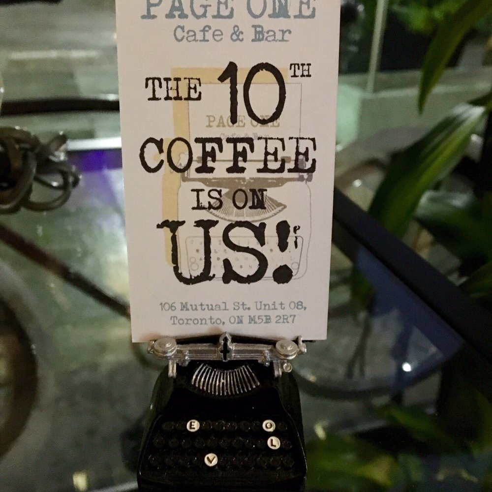Page One - Cafes Near Me - Toronto, Ontario