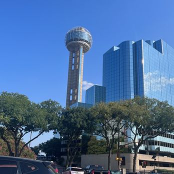Reunion Tower - the view from the parking lot - Landmarks & Historical Buildings Near Me - Dallas, Texas Reunion Tower - the view from the parking lot - Landmarks & Historical Buildings Near Me - Dallas, Texas