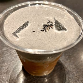 Phe - Phê Mè: Vietnamese coffee with a black sesame cream top, creamy and nutty delicious. - Coffee & Tea Near Me - Seattle, Washington Phe - Phê Mè: Vietnamese coffee with a black sesame cream top, creamy and nutty delicious. - Coffee & Tea Near Me - Seattle, Washington