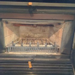 Upper Hudson Chimney Services - Would anyone like to eat off my fireplace floor.  You can now!