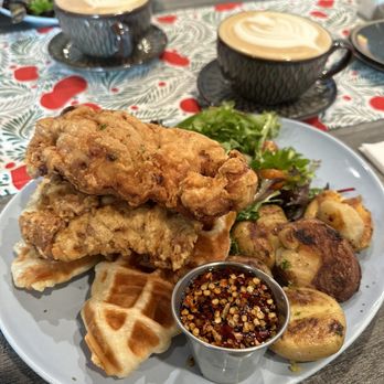 Wara Cafe - Chicken croffle - Cafes Near Me - Chino, California Wara Cafe - Chicken croffle - Cafes Near Me - Chino, California