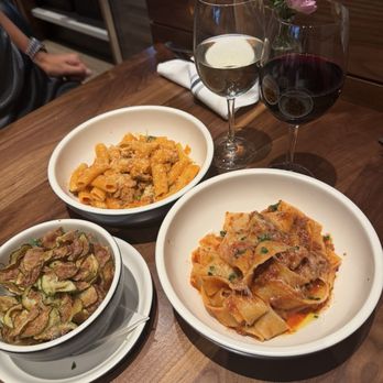 North Italia - Spicy Rigatoni Vodka, Bolognese (House Specialty), & Zucca Chips - Italian Near Me - Brea, California North Italia - Spicy Rigatoni Vodka, Bolognese (House Specialty), & Zucca Chips - Italian Near Me - Brea, California