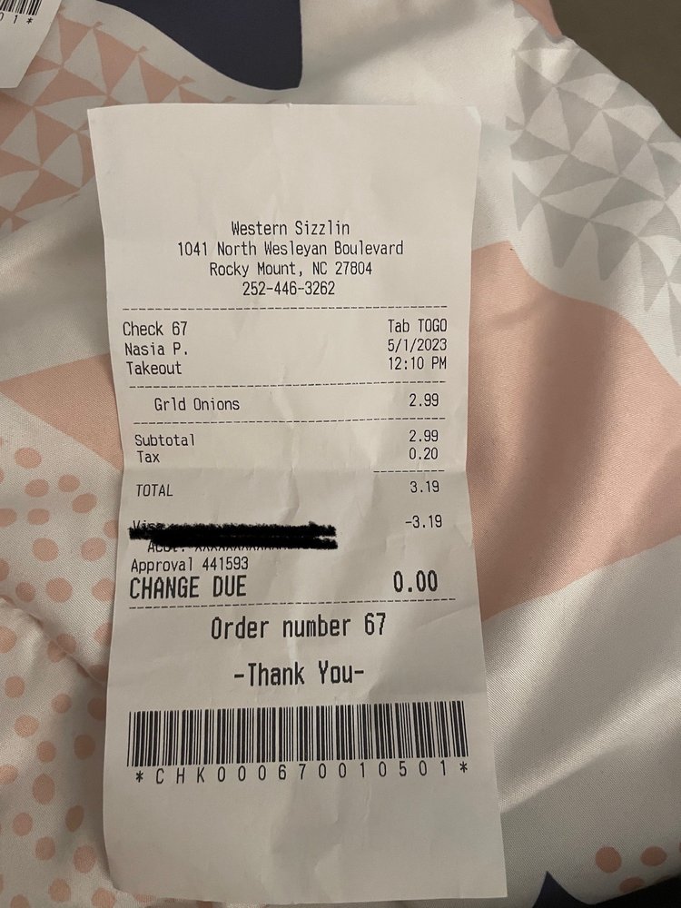WESTERN SIZZLIN Updated October 2024 17 Reviews 1041 N Wesleyan